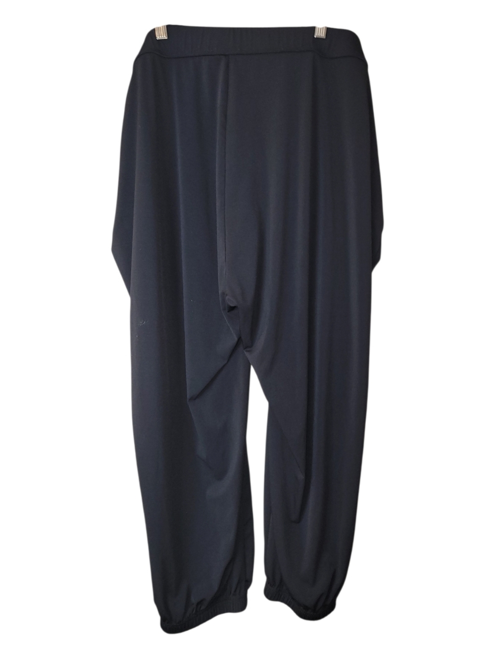Lisa Rinna Collection Black Joggers Zip Ankle Elastic waist 3X Pants Stretch - Picture 5 of 5